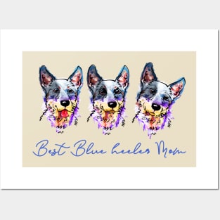 Best Blue Heeler Mom Posters and Art